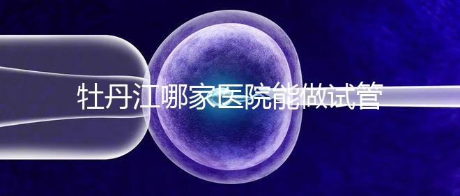 牡丹江哪家醫院能做試管嬰兒？過來這里看答案