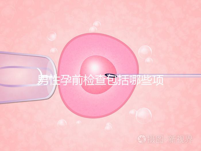 男性孕前檢查包括哪些項目?