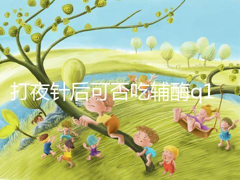 打夜針后可否吃輔酶q10答案在這，作用大且不會提前排卵