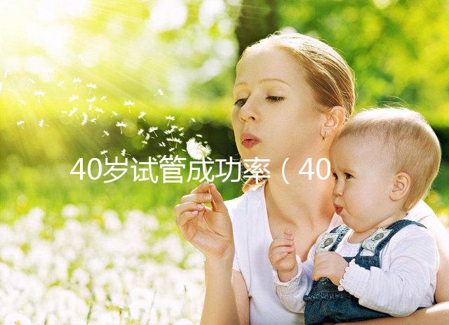 40歲試管成功率（40歲試管成功率有多大）