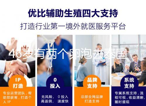 46歲有兩個卵泡去泰國做試管嬰兒成功率高嗎？