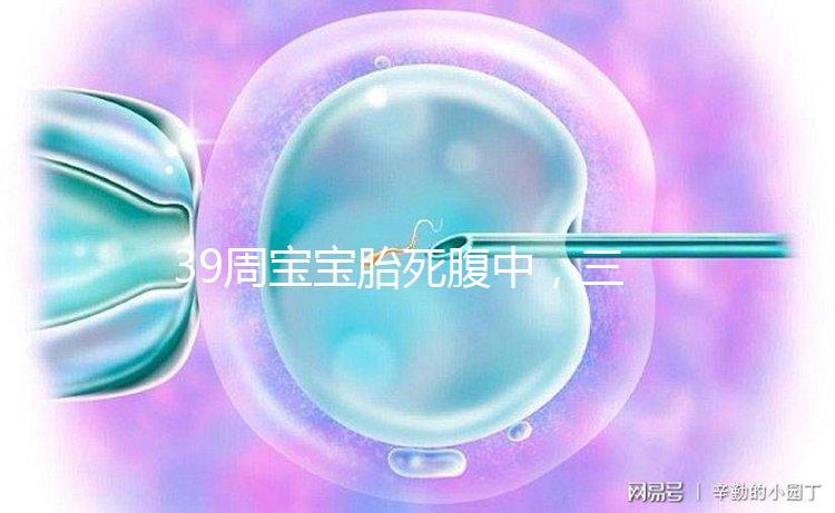 39周寶寶胎死腹中，三代試管嬰兒也拯救不了的胎停流產